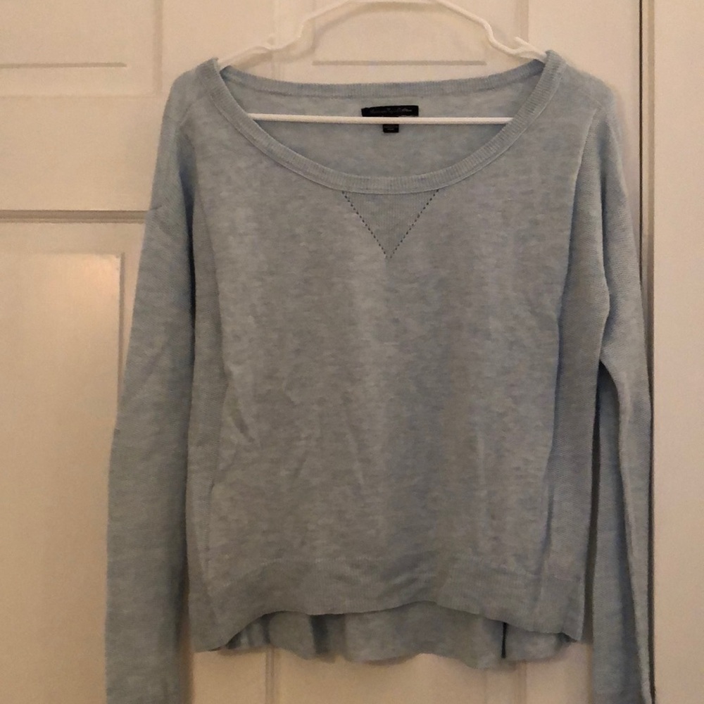 American Eagle Blue Pullover Sweater